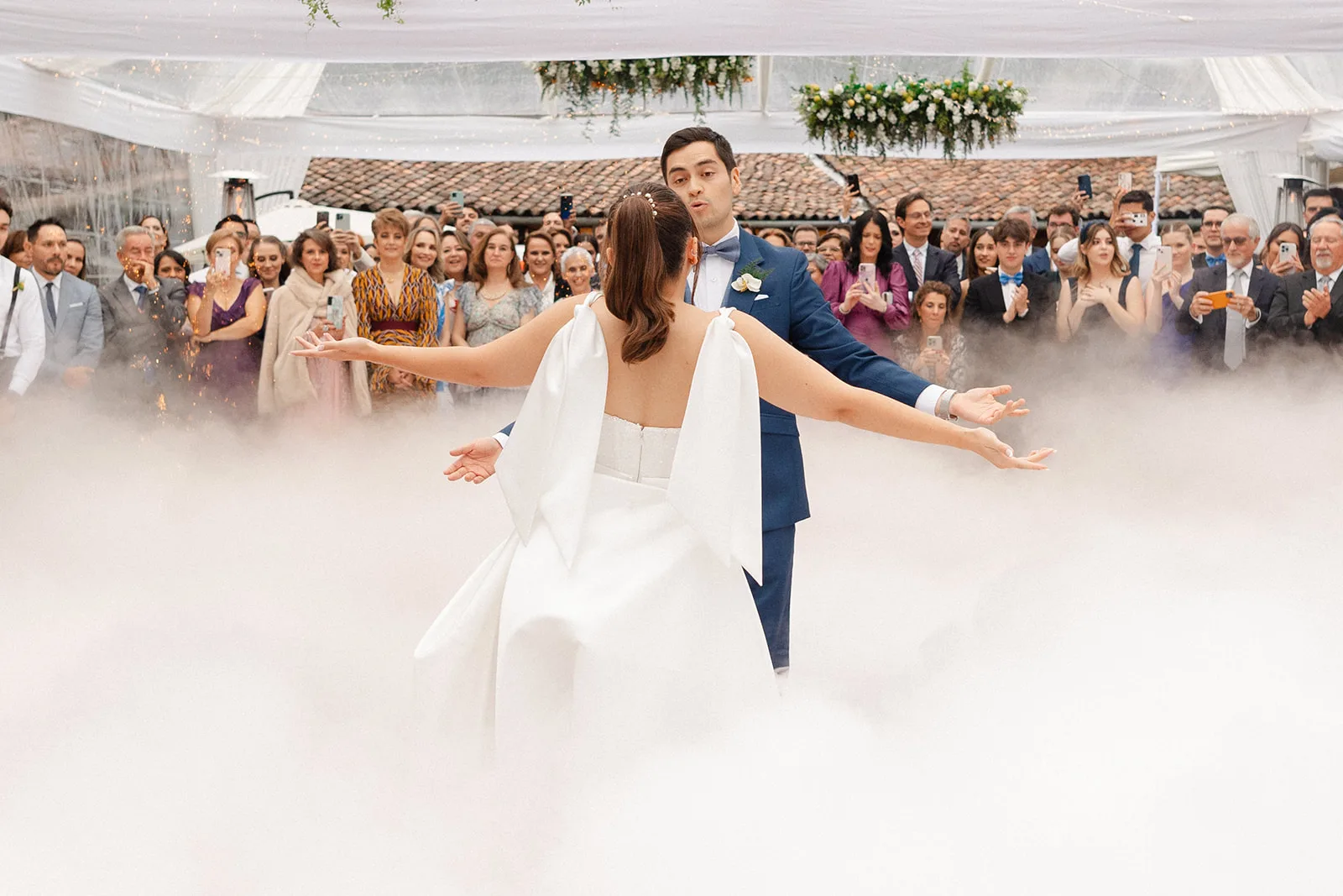 Ambiente de fiesta en un quinceaños
